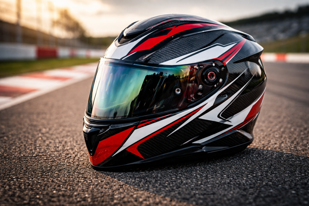 Melhor Capacete Para Moto Esportiva em 2026: 6 Modelos Que Valem a Pena Melhor capacete para moto esportiva com design aerodinâmico e viseira ampla para alta velocidade